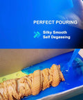 Liquid Silicone Mold Making Kit Sapphire Blue 30A poured for resin jewelry candle concrete plaster casting DIY
