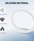 Leak Proof Six Pack Gasket Set For Wide Mouth Hydro Flask Lids Rubber O Ring Seal Replacement Fits Wide Flex Straw Cap