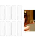 Eight Pack Silicone Anti Collision Pads Clear Strips With No Slip And Sound Dampening For Furniture Doors Windows And Cabinets Protection shown on cabinetry corner