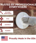 DIY Ready Moldable Silicone Putty For Leak Sealing Black Rectangular Shape, 3.21 Ounces, Made In USA applied on pipe