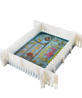 Adjustable Silicone Resin Mold Border Brackets 4 Pack for mold housing, securing resin casts, flexible silicone border frames in use with resin art.