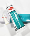 Go-To Silicone RTV Sealant And Coating, 100ml Tube, Waterproof Sealant For Electronics, boxed and unboxed view