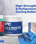 Cast A Mold 25T RTV 16 Oz 2 Part Liquid Silicone Mold Making Kit for Jewelry Casting Epoxy Resin Wax Soap Plaster Cement Concrete