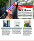 100 Percent Silicone Architectural Grade RTV Sealant For Indoor And Outdoor Use Weather Resistant Black Caulk That Sticks To Windows Doors Siding Gutters Trim And More 10.1 Oz Tube 1 Pack being applied to brick outdoors.