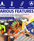 100ml Go To Electronic Silicone Sealant Adhesive For Electronics Conformal Coating And Waterproof Insulation shown applied on circuit board