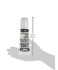 Food Grade Silicone Sealant, White, 2.8 Oz Squeeze Tube with dimensions, shown in hand for scale