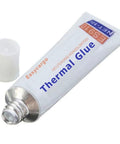 Heavy Duty Silicone Thermal Glue For GPU VRM VRAM LED Heatsinks And IC Chips Non Conductive Permanent Bonding For MOSFET Transistors 3D Printer PCB TEC1 12706 RTV 4 Pack tube