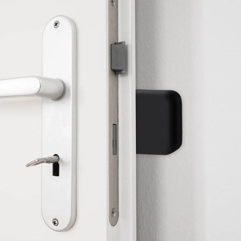Protect walls and furniture from dents and scratches with a silicone door stopper wall protector; strong adhesive pads cushion door blows, cut noise, and keep homes, offices, and bedrooms serene.
