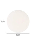 Door Knob Wall Protectors 6 Pack Silicone Door Stoppers For Noise Reduction And Wall Protection No Slam Quieting Pads Prevent Dents Holes Scratches And Handle Marks Multi Use Door Stopper And Silencer 2 Inch Green Gray White, white pad 5cm shown.