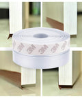 Weather Stripping, Silicone Door Seal Strip Door, Window, Transparent 16 Feet Long (Width 25mm) roll and installation examples