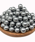 150 X 43 Cal Aluminum Balls for Self-Defense, Reusable Solid Hard .43 Caliber Ammo Fit for T4E Walther PPQ TPM1 and Glock17 Gen 5(Silver Color)