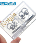 4 Pieces D Rings For Brass Rivets Rotatable 360 Degree Strap Hardware Ball Button Studs Chicago Screws Silver in package