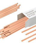 Pro Grade Silver Brazing Rods Set RIZENCE Fifteen Percent Silver AWS BCuP-5 Phos Copper Brazing Alloys flat rods in box