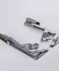 Lift Up Mechanism Support Vertical Swing Lifting Stay Strut Hydraulic Cylinder for Kitchen Cabinet Door Flap Up Support Hinge Silver