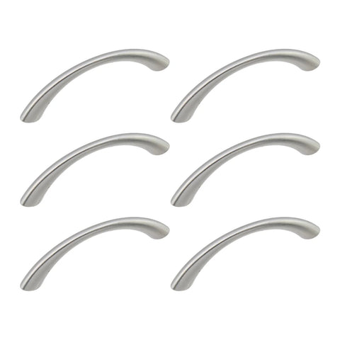 silver dresser handles Cosmas 4392as Antique Silver Modern Cabinet Hardware Handle Pull - 3-3/4" Inch (96mm) Hole Centers