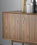 Silver Curved Drawer Handles Set Of 6 With Ergonomic Arch Design, 75mm Length And 65mm Hole Centers on wooden cabinet