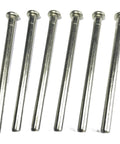6 Pack 3.5 Inch Interior Door Hinge Pins For Doors Replacement With Screws Silver Finish