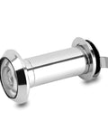 Beefed Up HD Door Peephole With 220 Degree Wide View Glass Lens And Heavy Duty Rotating Cover Fits 35mm To 55mm Door Thickness Silver