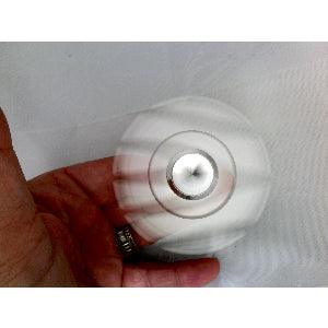 Silver look Aluminum Dual Fidget Hand Spinner Toy 42Q - VXB Ball Bearings