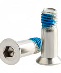 2 Pack Silver Rear Derailleur Pulley Bolts Anti Loosening Screws for Road Bike Derailleurs Replacement Fasteners