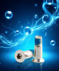2 Pack Silver Rear Derailleur Pulley Bolts Anti Loosening Screws For Road Bike Derailleurs Replacement Fasteners