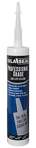 Pro Grade Silver Aluminum RTV Silicone Sealant With Reclosable Nozzle Case Of 12 Made In USA Ideal For Metal Glass Ceramic And Painted Surfaces Not Paintable Caulk Gun Required 100 Percent RTV Silicone Durable Indoor Outdoor Use