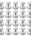 Standoff Screws With Spacers PATIKIL M4x12mm Pack Of 20 Wall Mount Hardware for Acrylic Glass Signs, Silver Tone Thumb Screw Fasteners