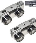 ✝️ 4 Wheel Trolley Assembly Rollers, Upgraded Load & Stable Silent Roller Trolley Compatible with 1-5/8" Wide and Taller Strut Channel