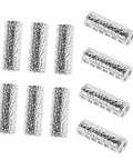 10 Pack Watch Strap Connecting Adapters For Smartwatch Alloy Durable Silver Connection Compatible With Apple Watch Bands