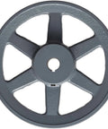 Bored-To-Size V-Belt Sheave For Classic V-Belt Drives, 5.45 In Outside Diameter, 0.5 In Bore, Single-Groove Cast Iron Housing, AK5612