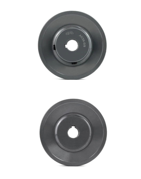 3.75 Inch V Belt Pulley With One Groove Fixed Bore Five Eighths Inch Cast Iron For V Belt 4L A AX Belt Sections Anti Corrosion