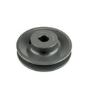 3.75 Inch V Belt Pulley With One Groove Fixed Bore Five Eighths Inch Cast Iron For V Belt 4L A AX Belt Sections Anti Corrosion Durable