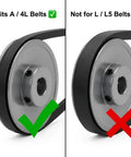 Single Groove V Belt Pulley With Three Inch Outer Diameter And Five Eighth Inch Bore Fixed Bore For V Belt Sections A AX 4L Not For B Or L Belts Cast Iron Construction
