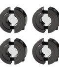 Sinoblu 45 Steel Double Split Shaft Collar 3/4" inch ID 1 1/2" inch OD 1/2" Thickness Two-Piece Clamping Collar 4PCS