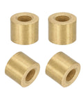 4 Pieces Sleeve Bearings with 6mm Bore 12mm OD and 10mm Length Self Lubricating Sintered Bronze Bushings