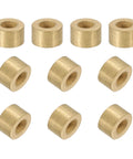 Set Of 30 Sleeve Bearings 4mm Bore 8mm OD 5mm Length Self Lubricating Sintered Bronze Bushings displayed on white background