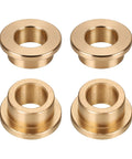 Pro Grade Heavy Duty Flange Sleeve Bearings Pack For Smooth Motion And Quiet Operation, Self Lubricating Sintered Bronze Bushings, 4 Piece Set