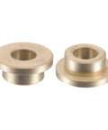 Flange Sleeve Bearings For 6mm Bore 10mm OD 6mm Length With 14mm Flange Diameter And 2mm Flange Thickness Sintered Bronze Self Lubricating Bushings Pack Of 2