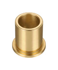Flange Sleeve Bearing 18mm Bore 24mm OD 28mm Length Self Lubricating Sintered Bronze Bushing With 30mm Flange Diameter And 3mm Flange Thickness