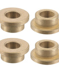 Flange Sleeve Bearing Set 10mm Bore 16mm Outer Diameter 10mm Length Flange Diameter 22mm Flange Thickness 3mm Sintered Bronze Self Lubricating Bushings Pack of 4