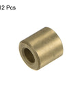 12 Pieces Sleeve Bearings 4mm Bore, 8mm Outer Diameter, 8mm Length, Self Lubricating Sintered Bronze Bushings, Maintenance Free