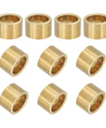 50 Pcs Sintered Bronze Sleeve Bearings Set With 6mm Bore 8mm OD And 5mm Length Self Lubricating Low Friction Bushing