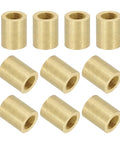 10 of the 20 Pcs Sintered Bronze Sleeve Bearings 5mm Bore 8mm OD 10mm Length Self Lubricating High Temperature Resistant Bushings