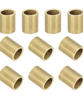10 pieces of sintered bronze bushings, 6mm bore, 8mm OD, 10mm length, part of 20 Pieces Sleeve Bearings 6mm Bore, 8mm OD, 10mm Length Self-Lubricating Sintered Bronze Bushings For Low Friction High Temperature Machinery Applications Ideal For CNC Machines, Automotives, Printers, Robotics And Linear Guide Assemblies.