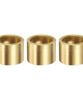 Set Of 3 Self Lubricating Sintered Bronze Sleeve Bearings With 30mm Bore 38mm Outer Diameter And 32mm Length For Industrial Machinery And High Sliding Applications Offering Low Friction And Wide Temperature Range For Maintenance Free Operation displayed horizontally