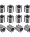 Set of 12 self-lubricating iron sleeve bearings 8mm bore, 14mm OD, 12.5mm length, made of sintered iron, reduced friction