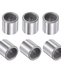 Self-Lubricating Sleeve Bearings Set Of 6, Sintered Iron Bushings With 10mm Bore, 14mm Outside Diameter, 15mm Length, front view
