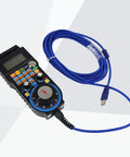 Six Axis USB Wired Mach3 Handwheel MPG For CNC Milling Lathe Engraving Machines with remote hand control and blue USB cable