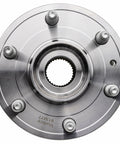 Six Lug Wheel Bearing Hub Assembly Front And Rear Fitment Replaces 513277 For Buick Enclave Chevy Traverse GMC Acadia Saturn Outlook ABS Encoder 6 Bolt 1Pcs showing front view