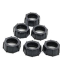 Six Pack Replacement Tightening Nuts For 17mm Ball Joint Adapters For Car Mounts Screw On With Bracket Holder Ring